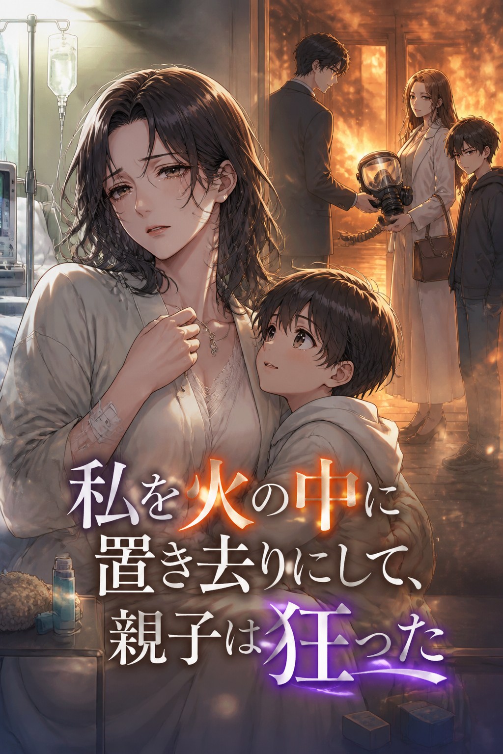私を火の中に置き去りにして、親子は狂った