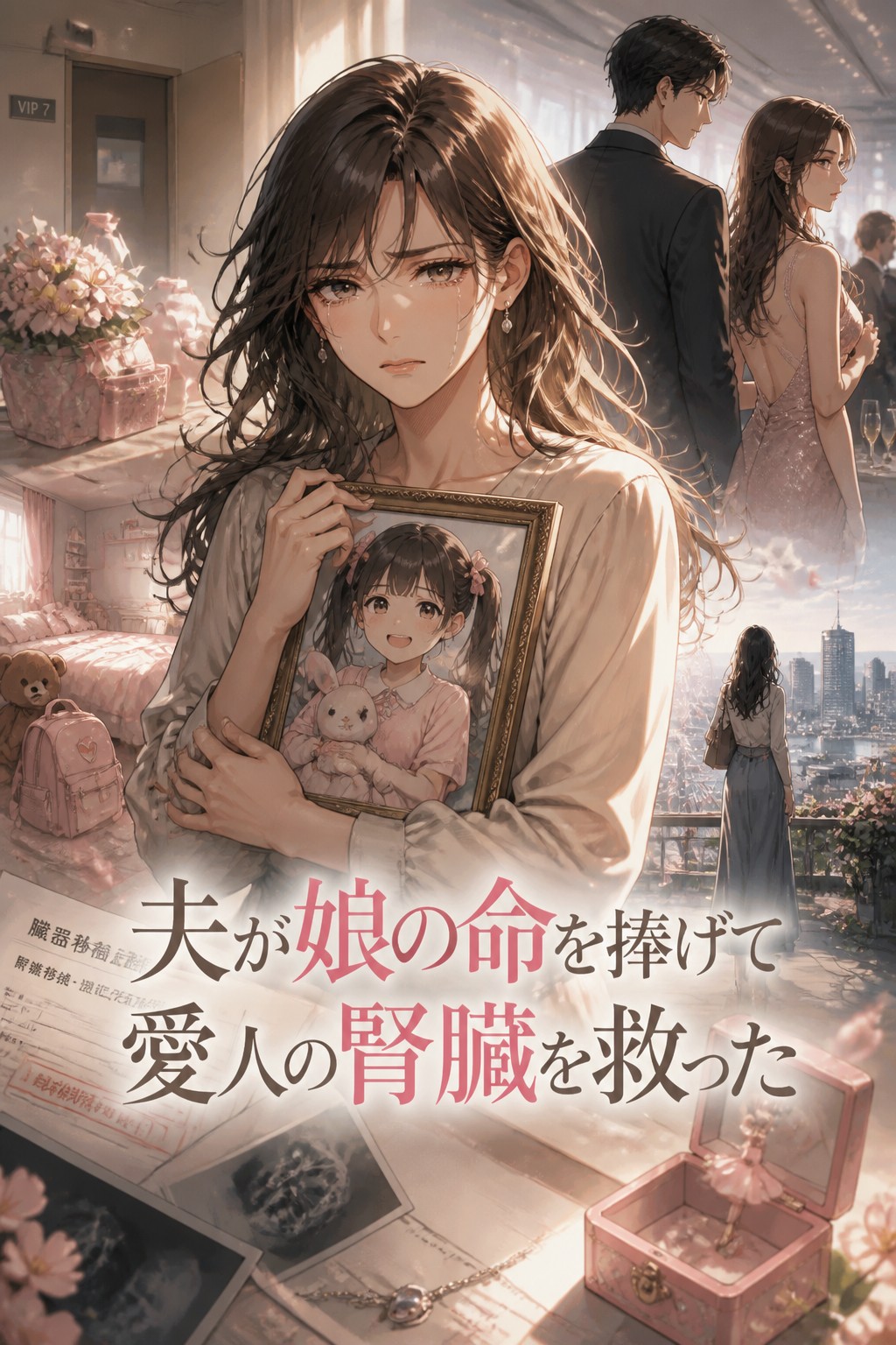 夫が娘の命を捧げて愛人の腎臓を救った