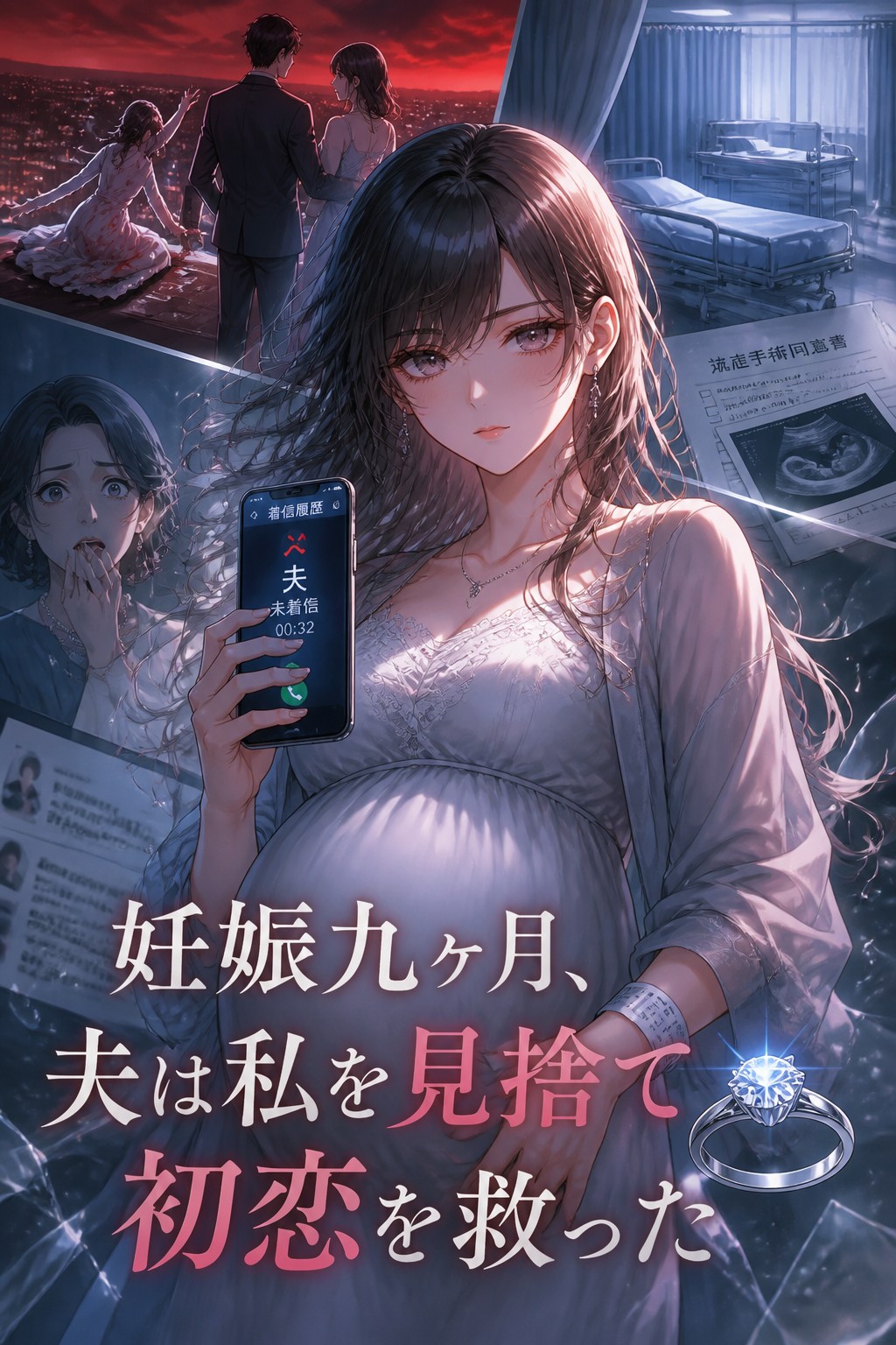 妊娠九ヶ月、夫は私を見捨て初恋を救った