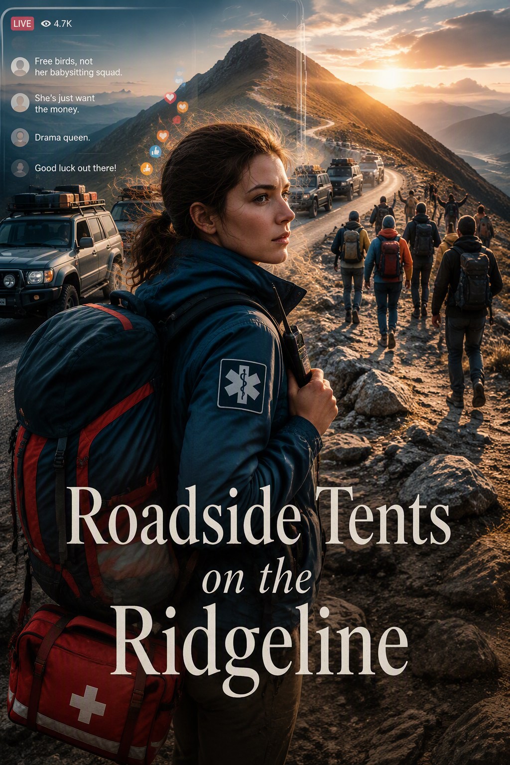 Roadside Tents on the Ridgeline