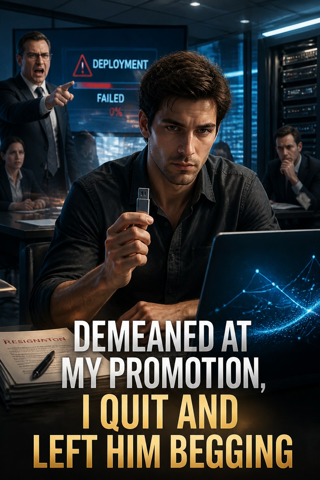 Demeaned at My Promotion, I Quit and Left Him Begging