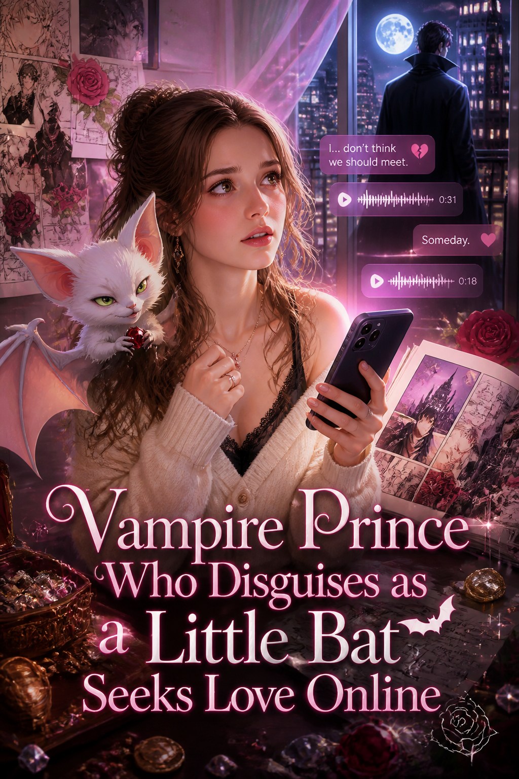 Vampire Prince Who Disguises as a Little Bat Seeks Love Online