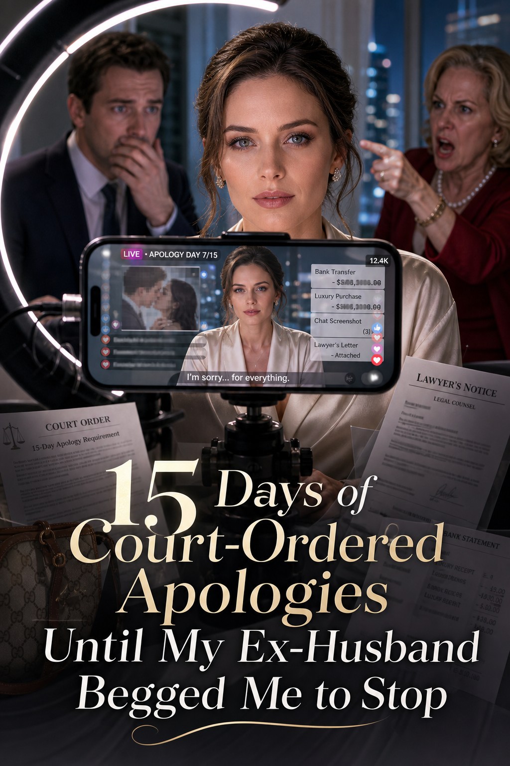 15 Days of Court-Ordered Apologies Until My Ex-Husband Begged Me to Stop
