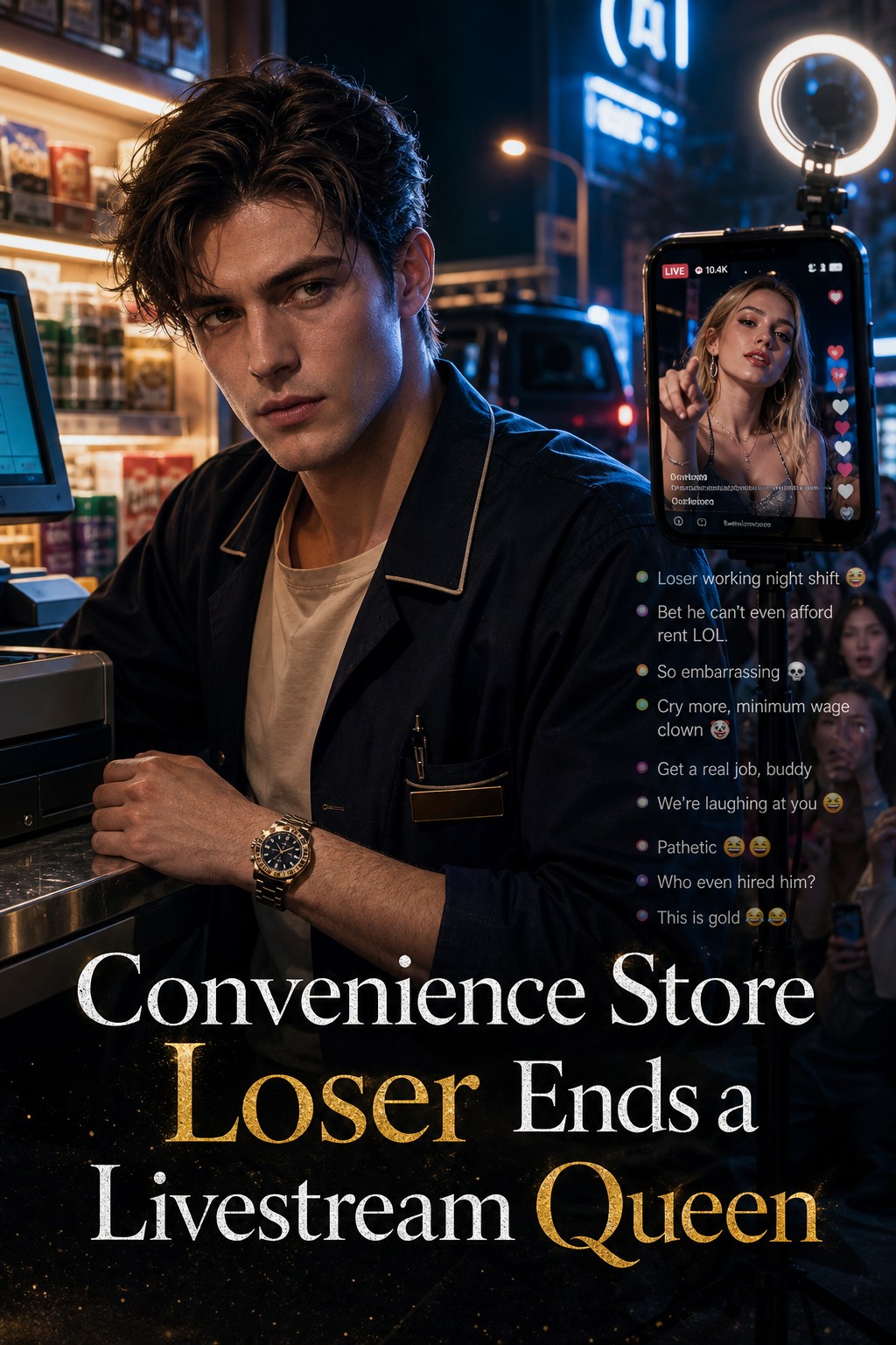 Convenience Store Loser Ends a Livestream Queen