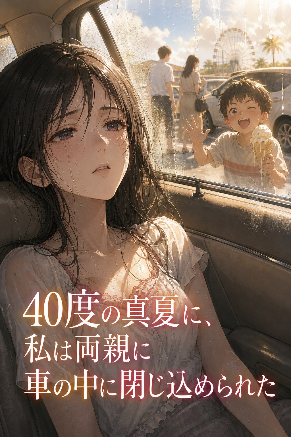 40度の真夏に、私は両親に車の中に閉じ込められた