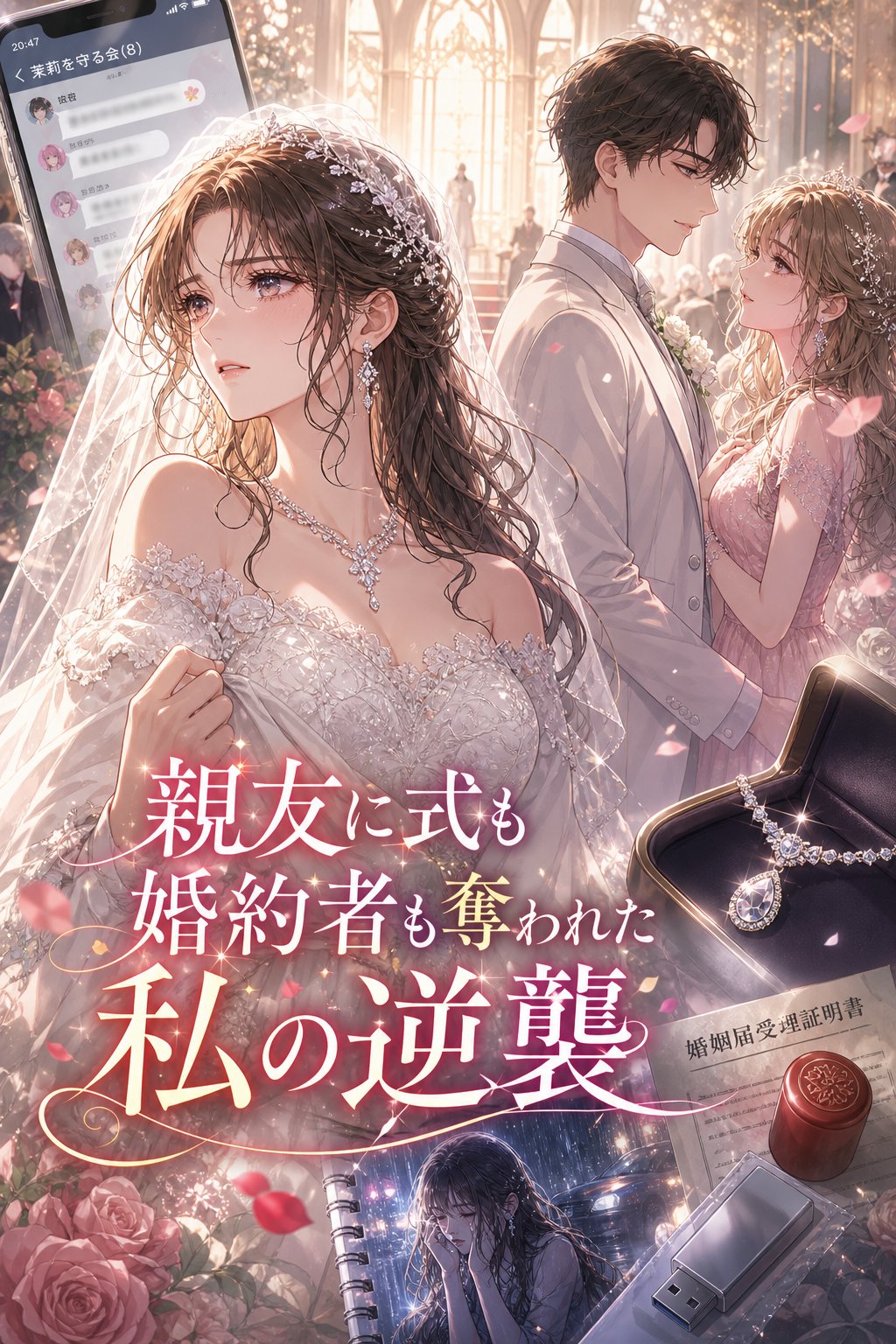 親友に式も婚約者も奪われた私の逆襲