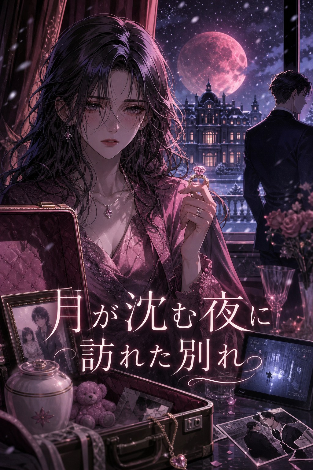 月が沈む夜に訪れた別れ