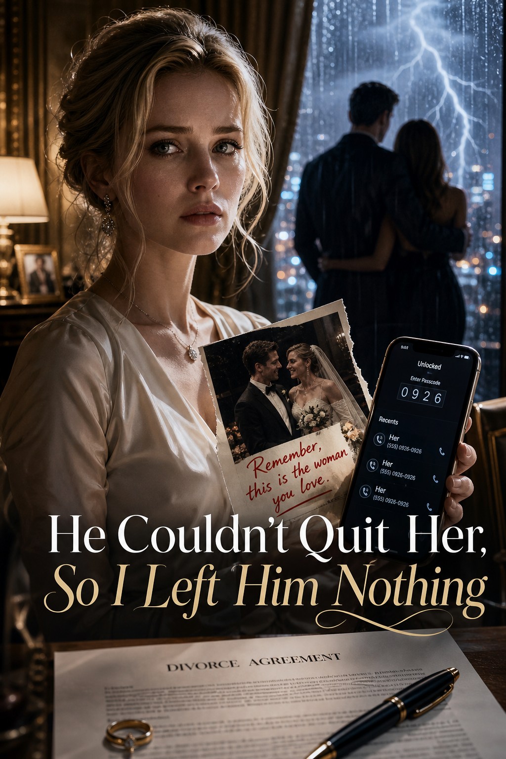 He Couldn't Quit Her, So I Left Him Nothing