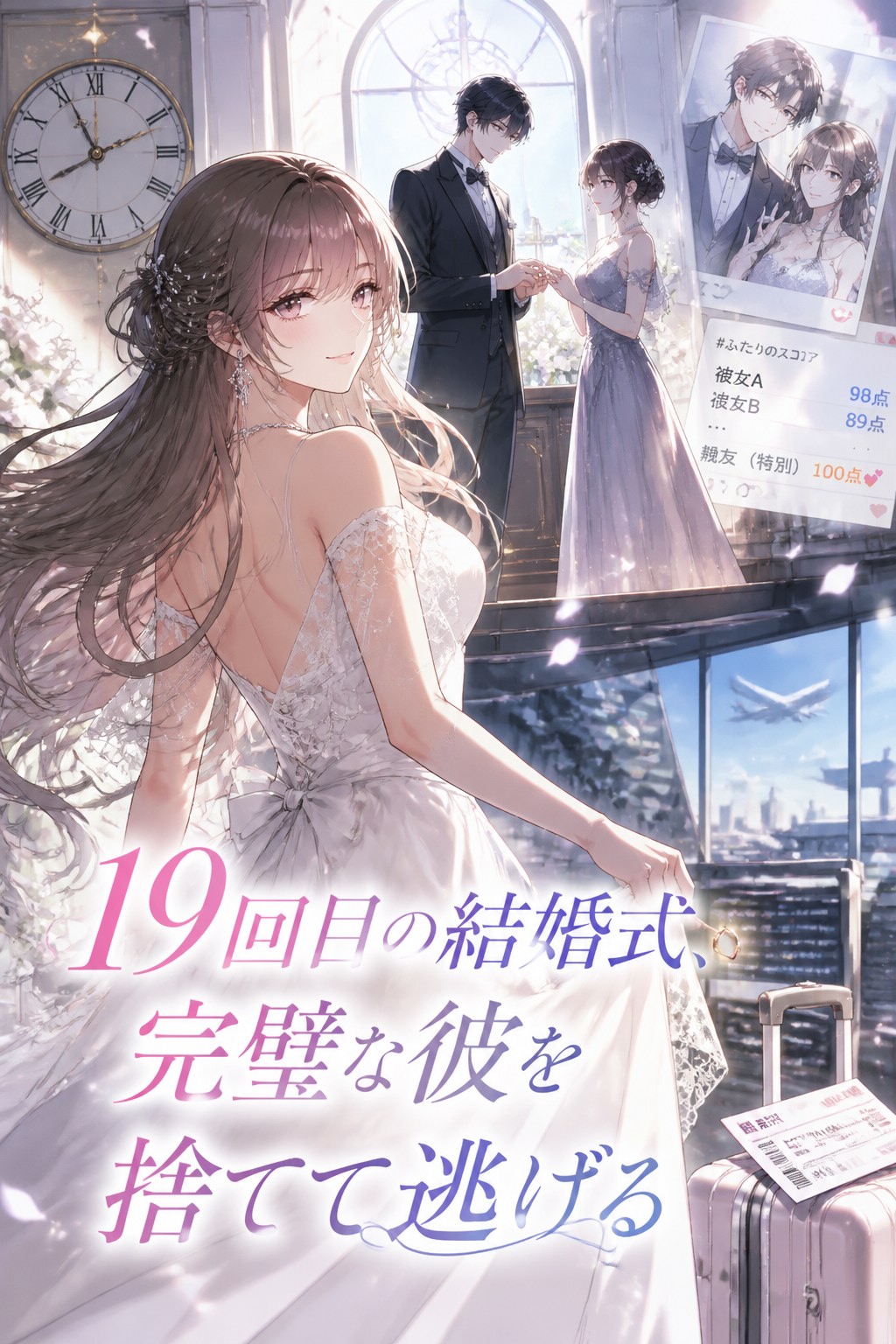 19回目の結婚式、完璧な彼を捨てて逃げる
