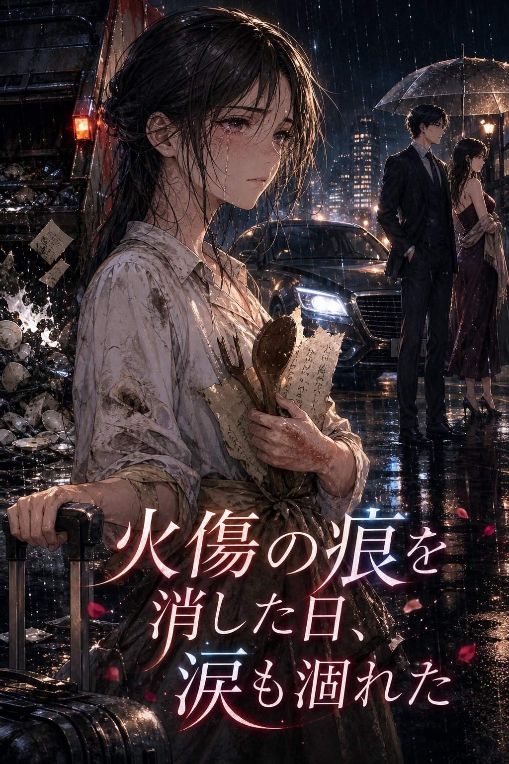 火傷の痕を消した日、涙も涸れた