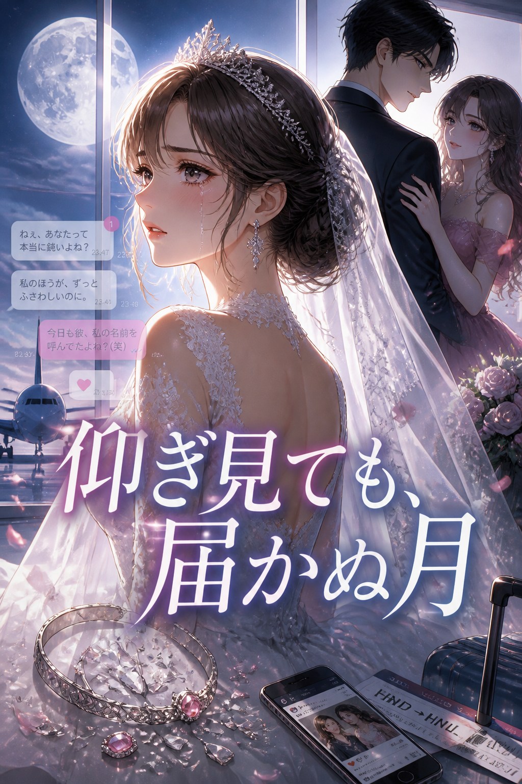 仰ぎ見ても、届かぬ月