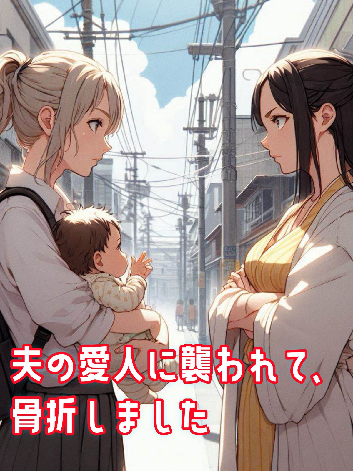 夫の愛人に襲われて、骨折しました