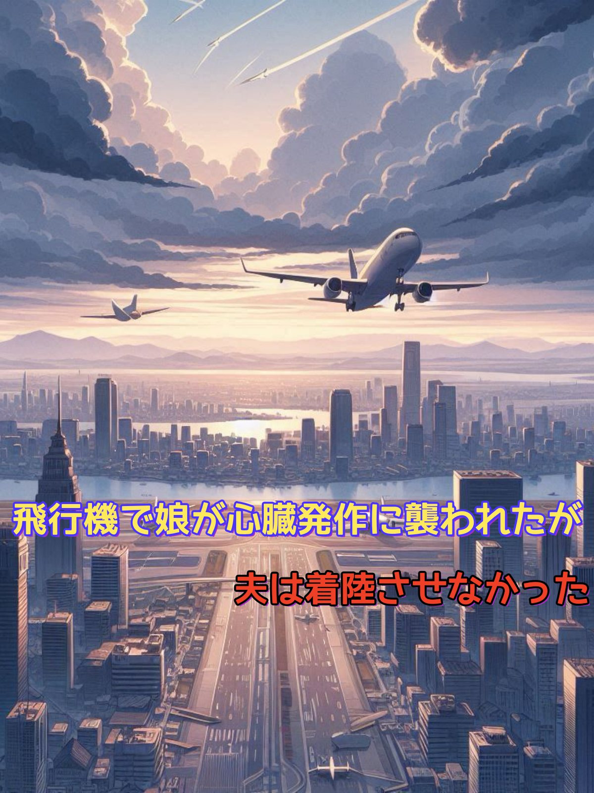 飛行機で娘が心臓発作に襲われたが、夫は着陸させなかった