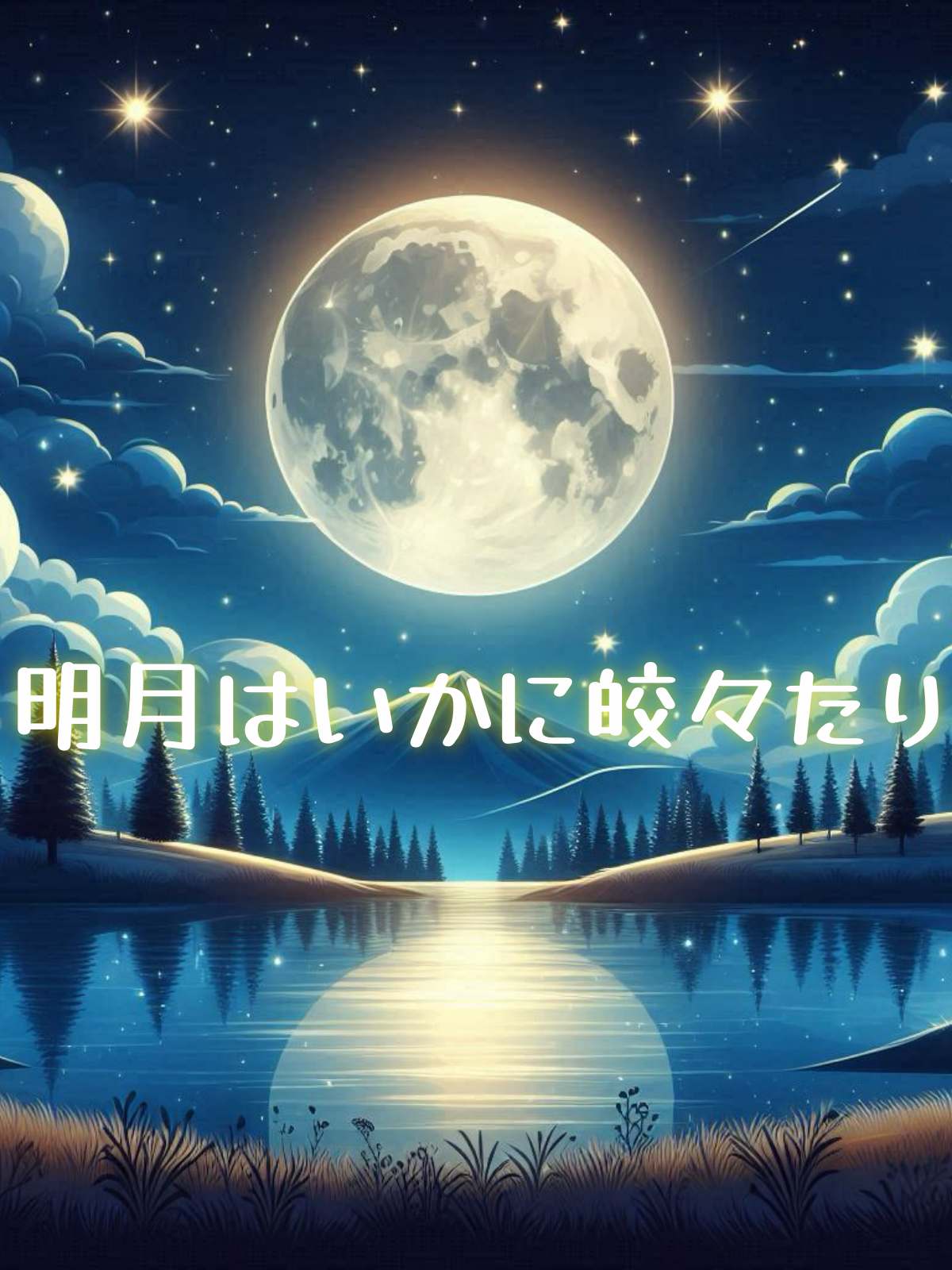 明月はいかに皎々たり