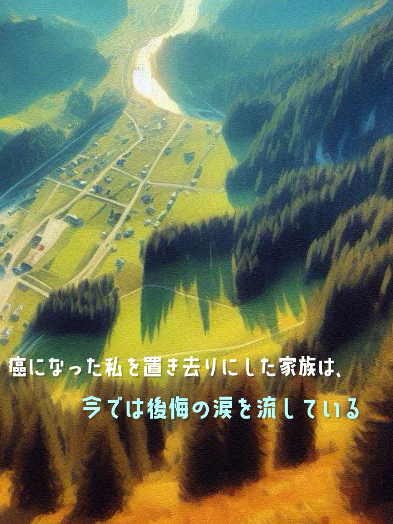 癌になった私を置き去りにした家族は、今では後悔の涙を流している