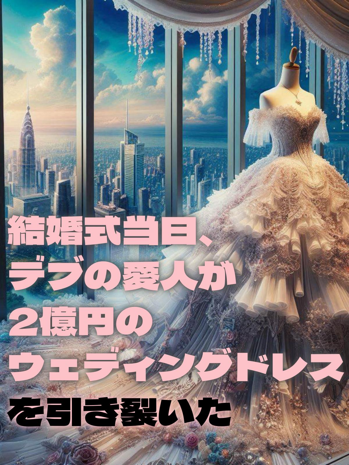 結婚式当日、デブの愛人が2億円のウェディングドレスを引き裂いた