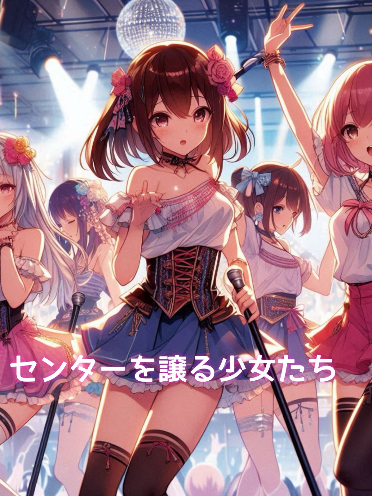 センターを譲る少女たち