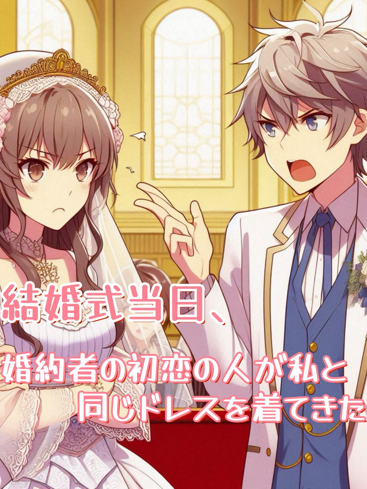 結婚式当日、婚約者の初恋の人が私と同じドレスを着てきた