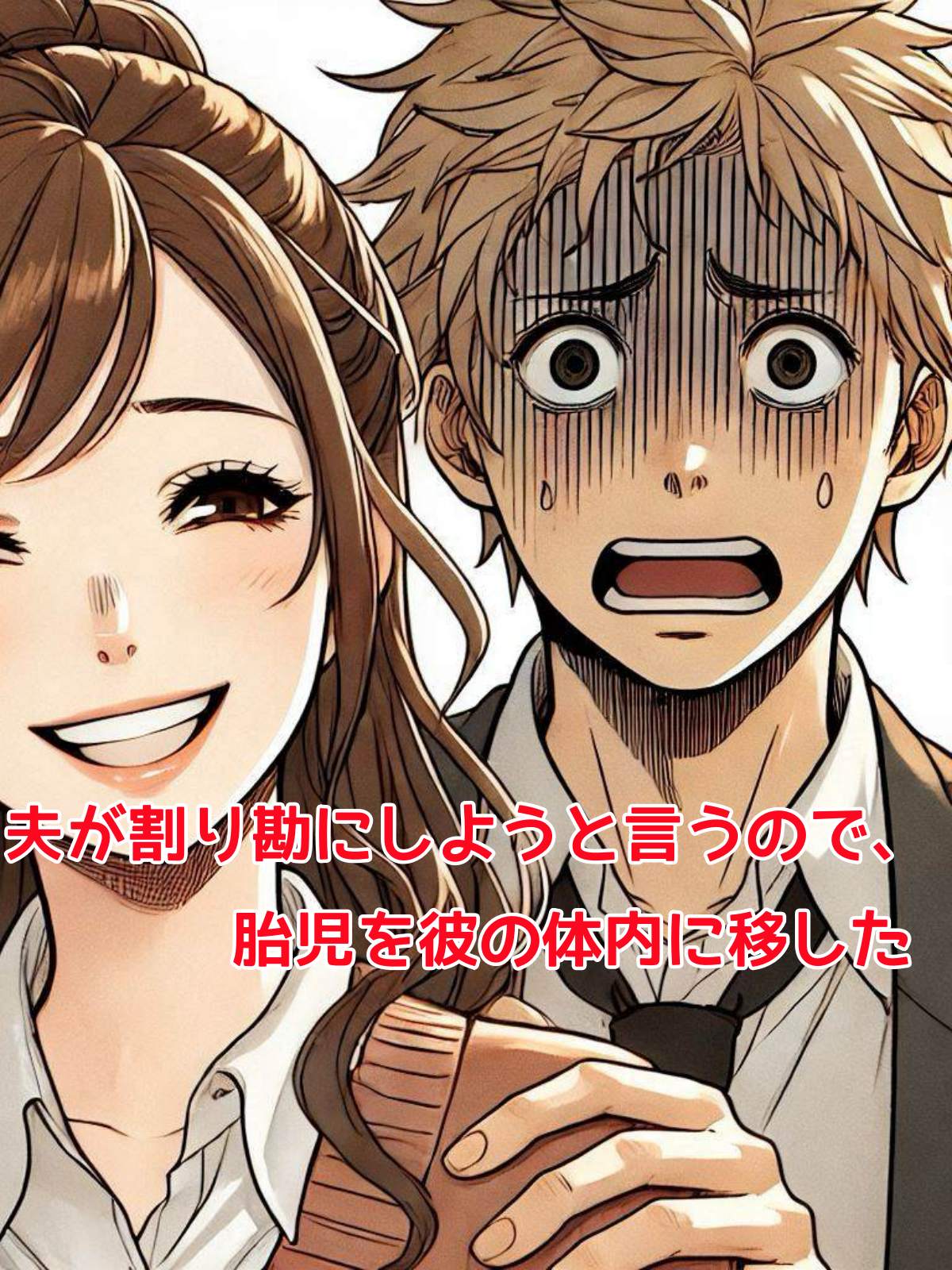 夫が割り勘にしようと言うので、胎児を彼の体内に移した