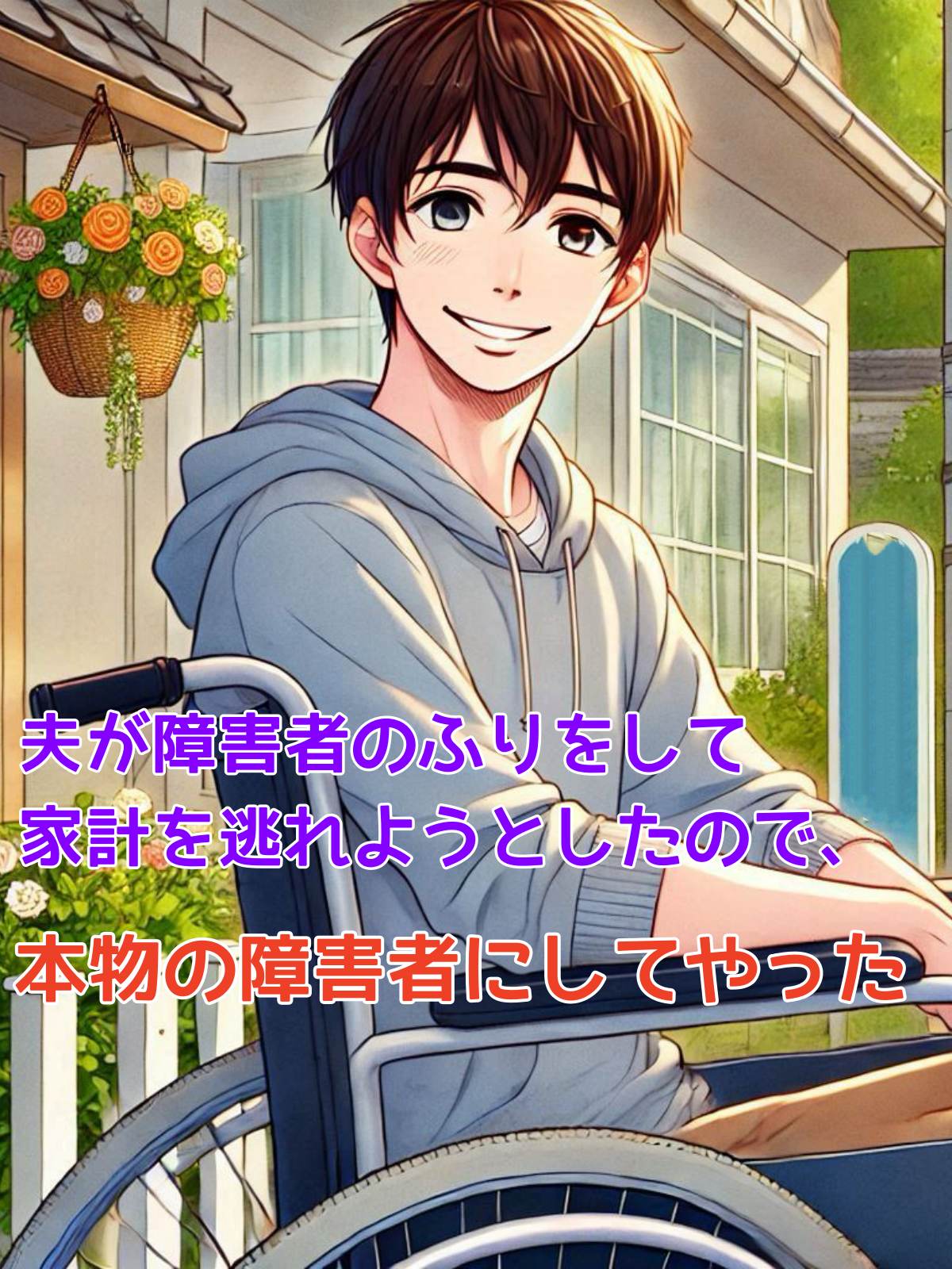 夫が障害者のふりをして家計を逃れようとしたので、本物の障害者にしてやった