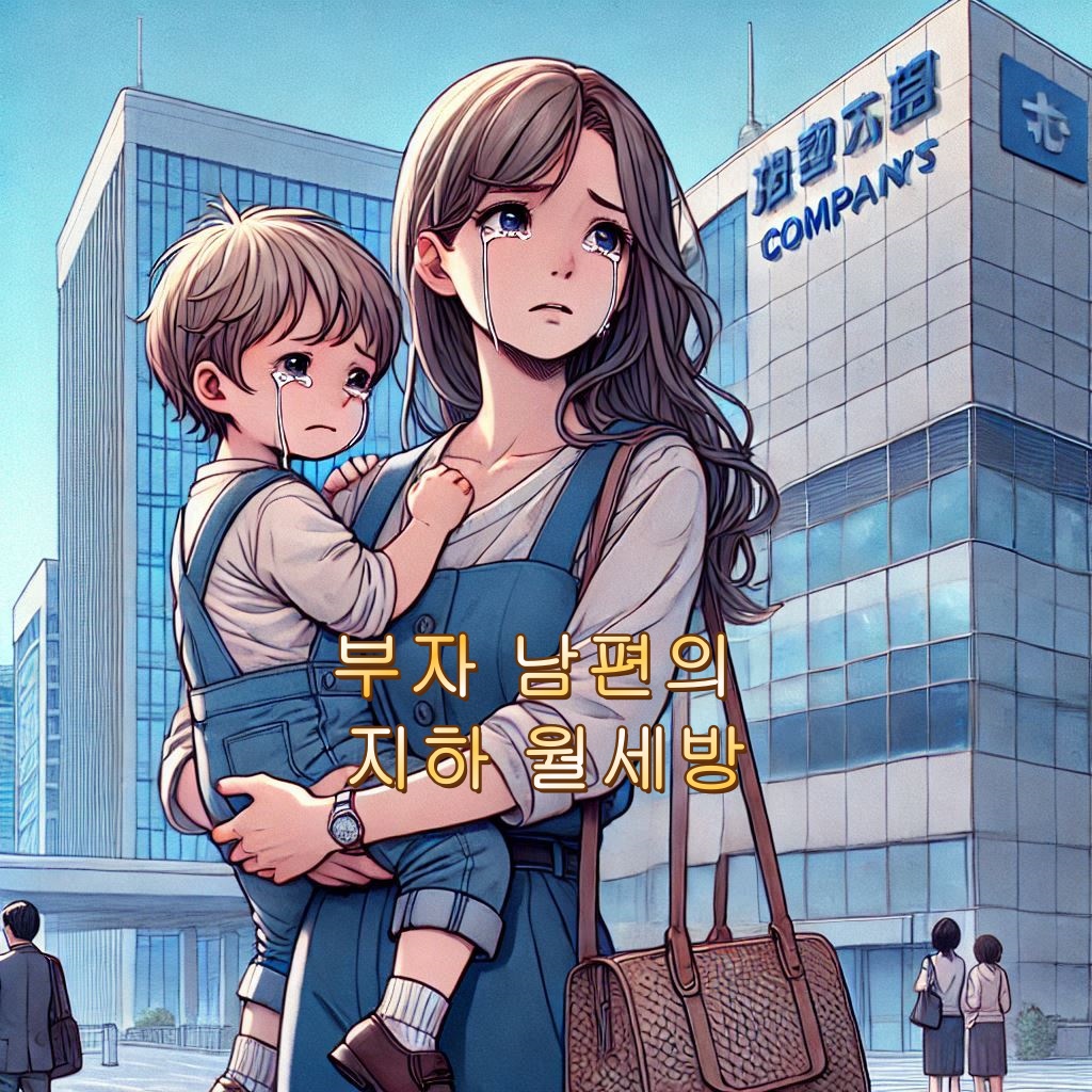 부자 남편의 지하 월세방