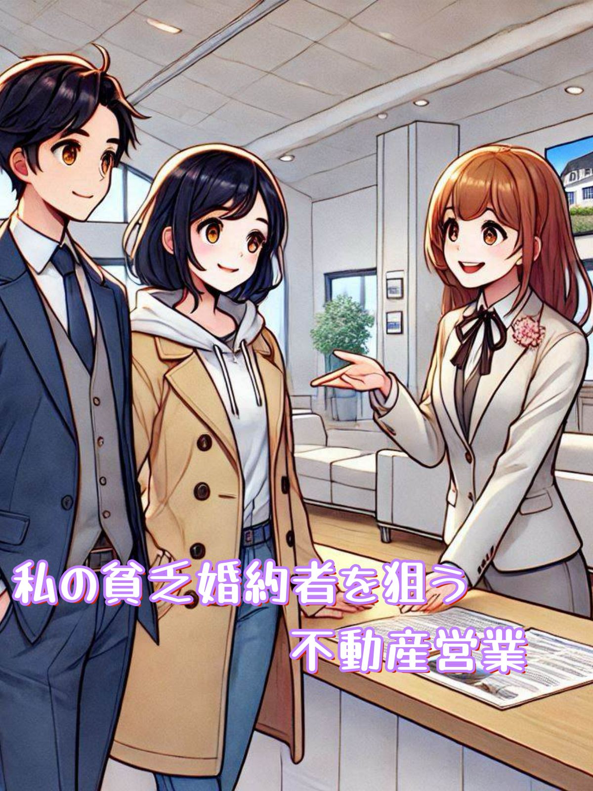 私の貧乏婚約者を狙う不動産営業