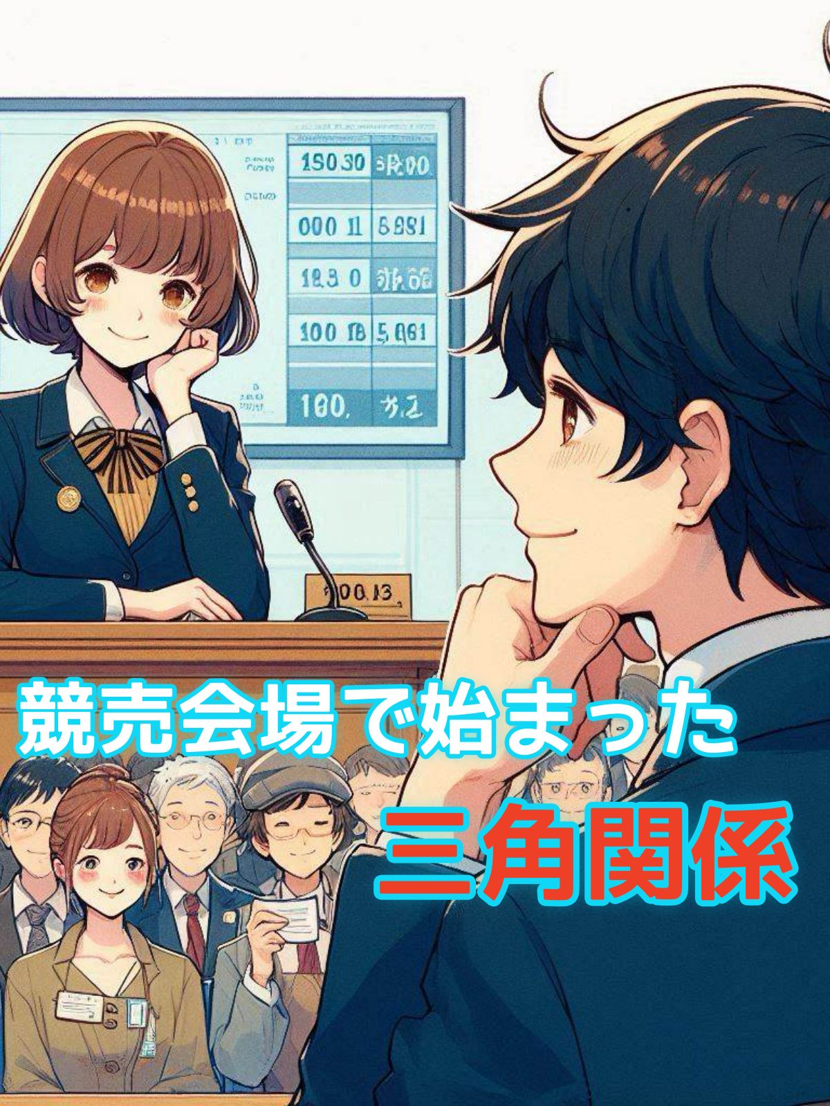 競売会場で始まった三角関係