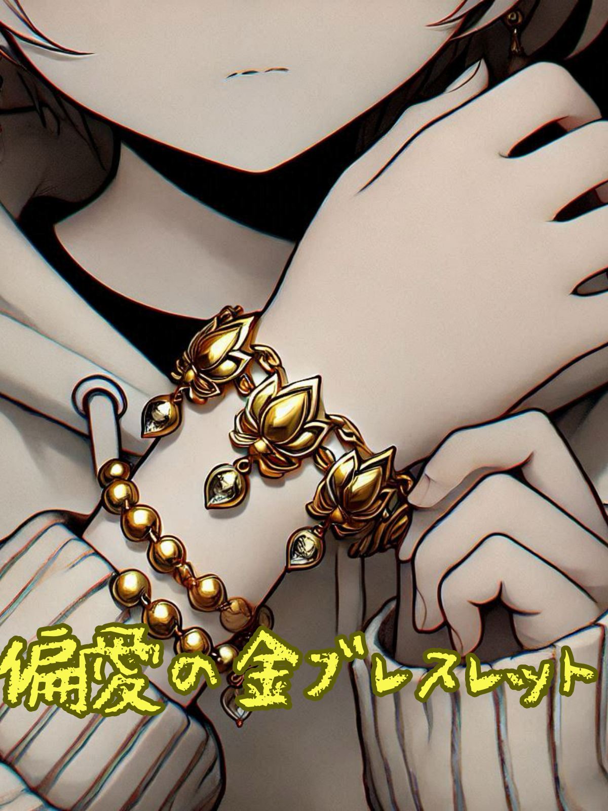 偏愛の金ブレスレット