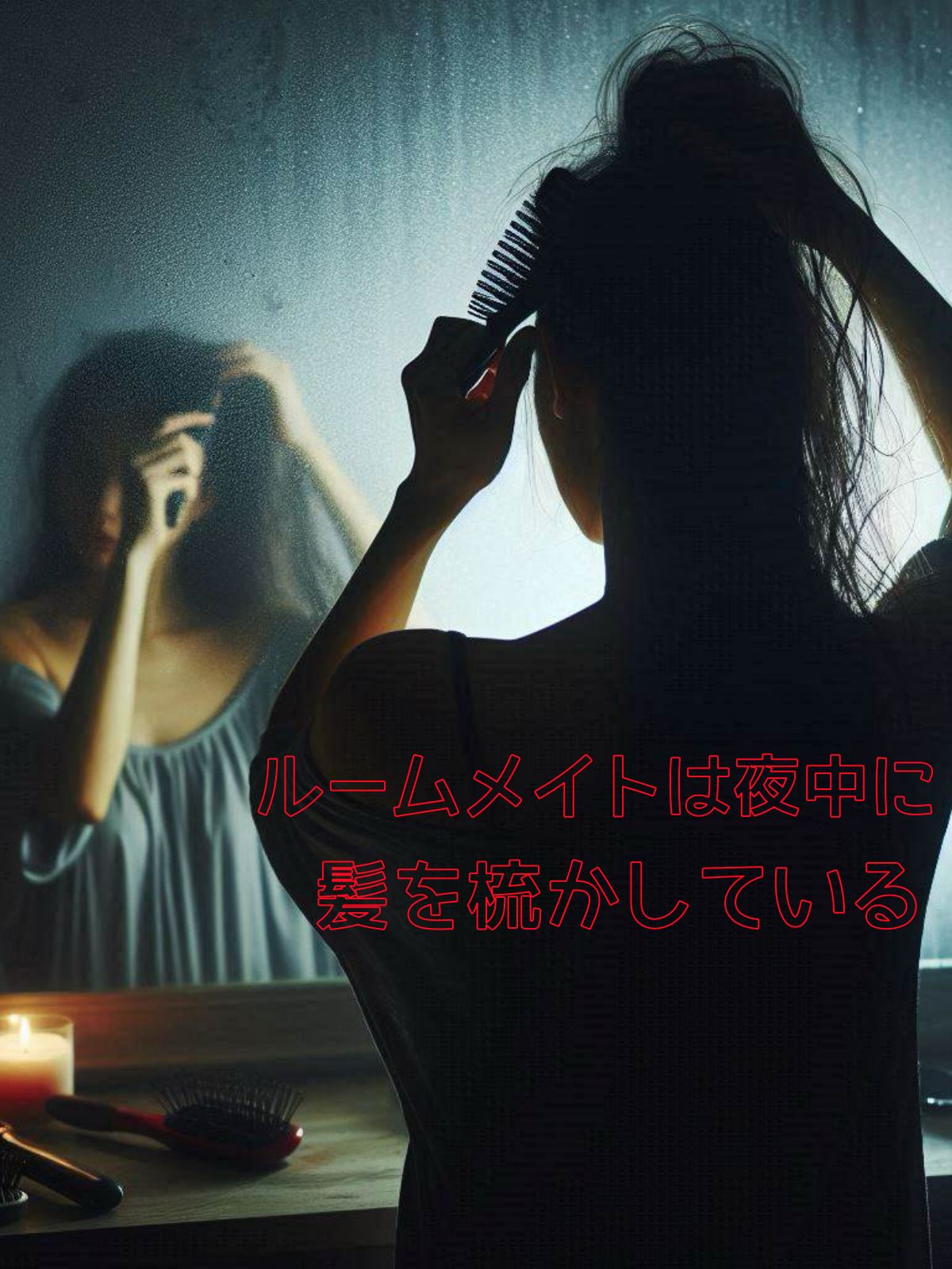 ルームメイトは夜中に髪を梳かしている