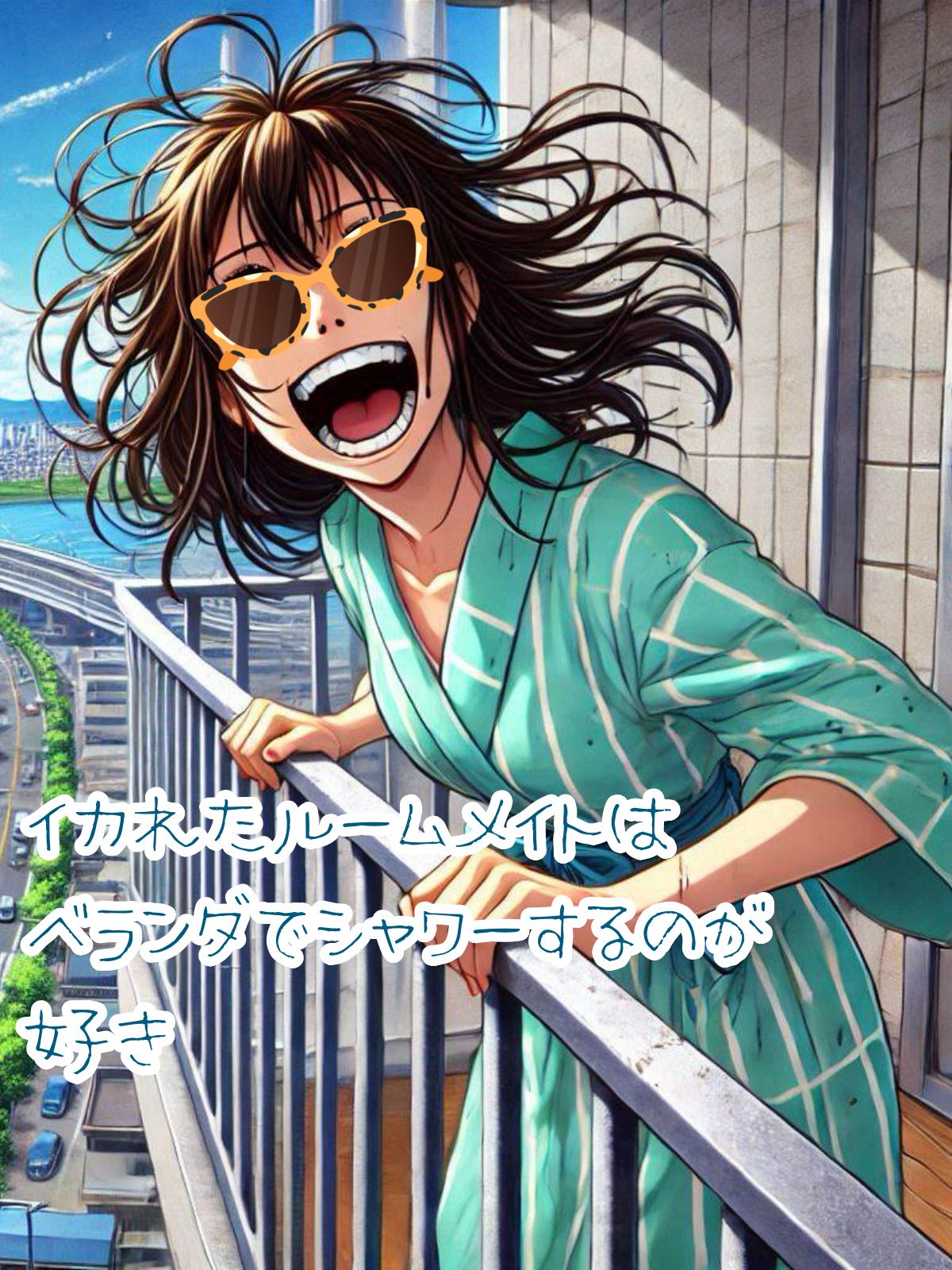 イカれたルームメイトはベランダでシャワーするのが好き