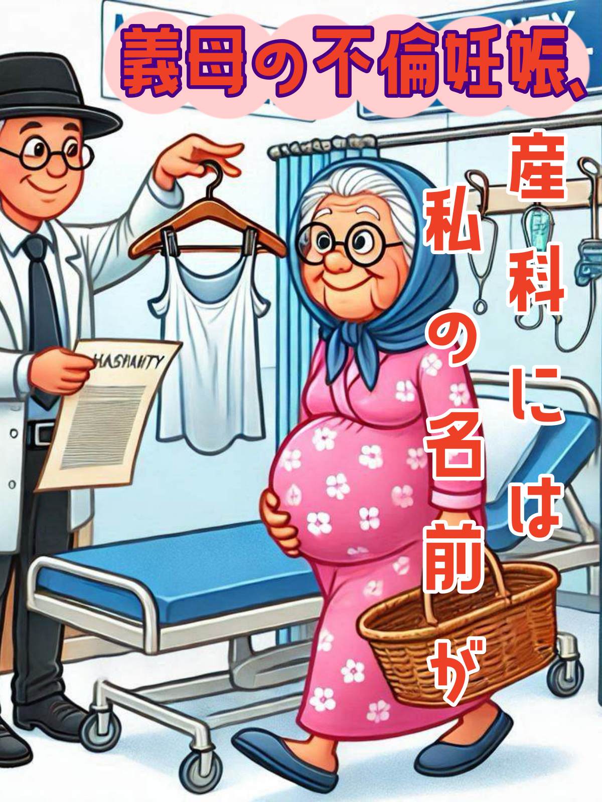 義母の不倫妊娠、産科には私の名前が