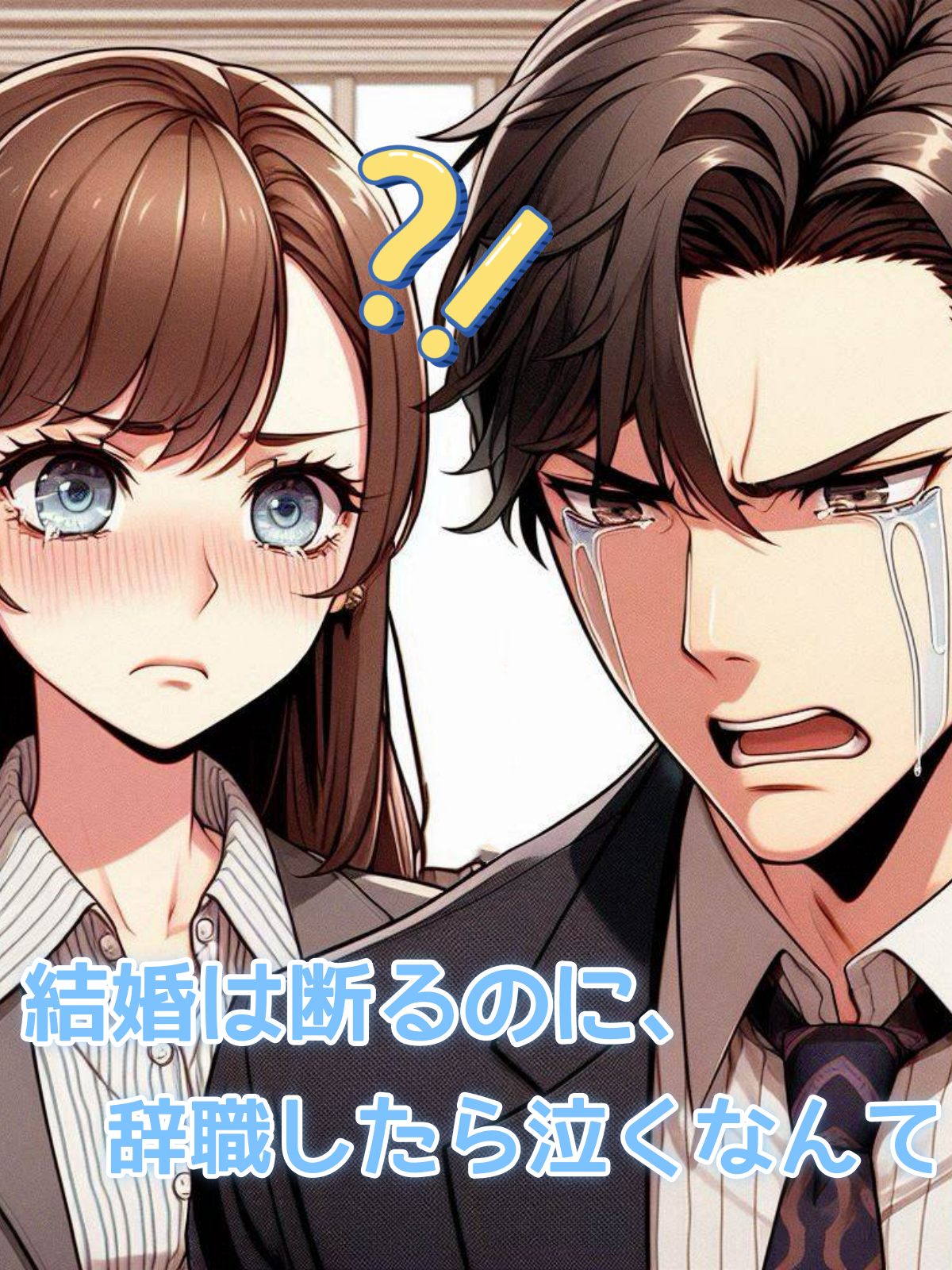 結婚は断るのに、辞職したら泣くなんて