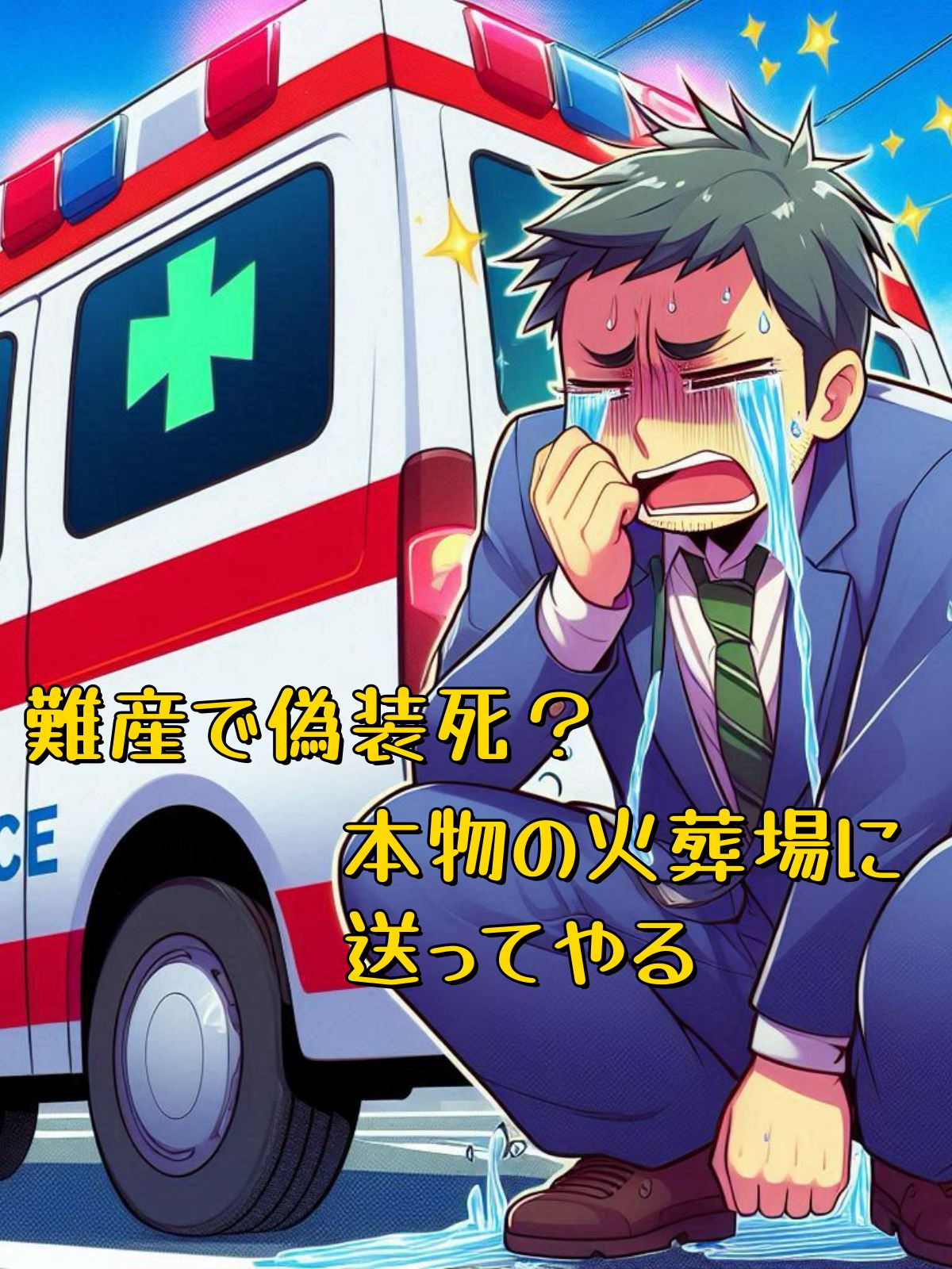 難産で偽装死？本物の火葬場に送ってやる