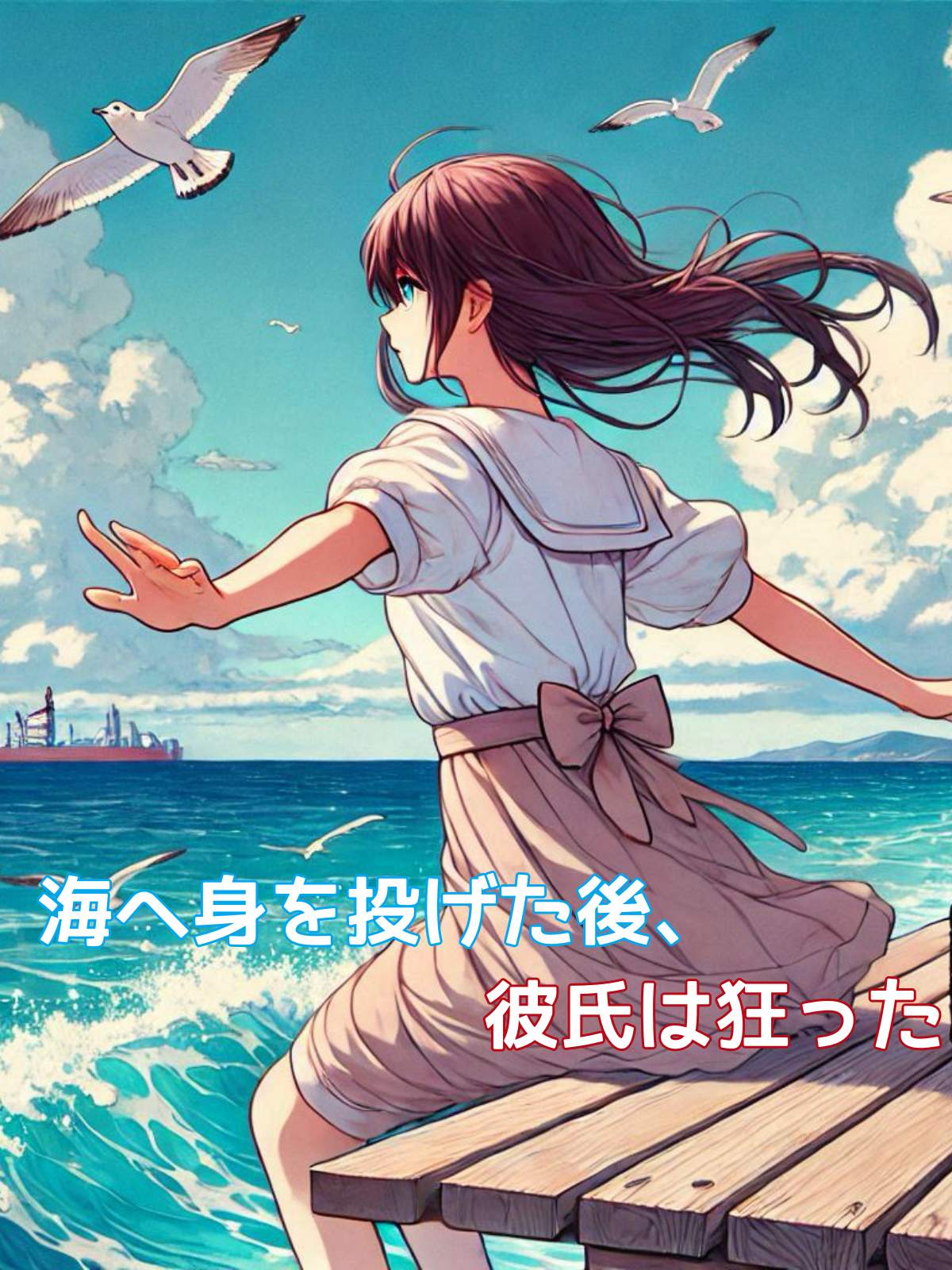 海へ身を投げた後、彼氏は狂った