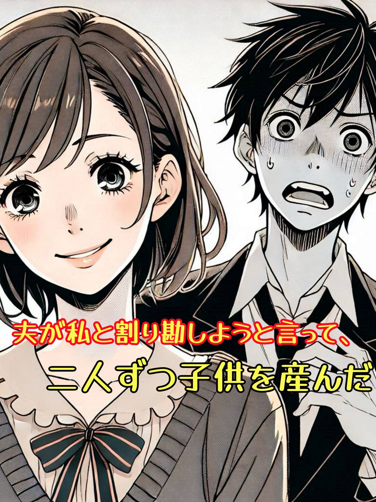夫が私と割り勘しようと言って、二人ずつ子供を産んだ