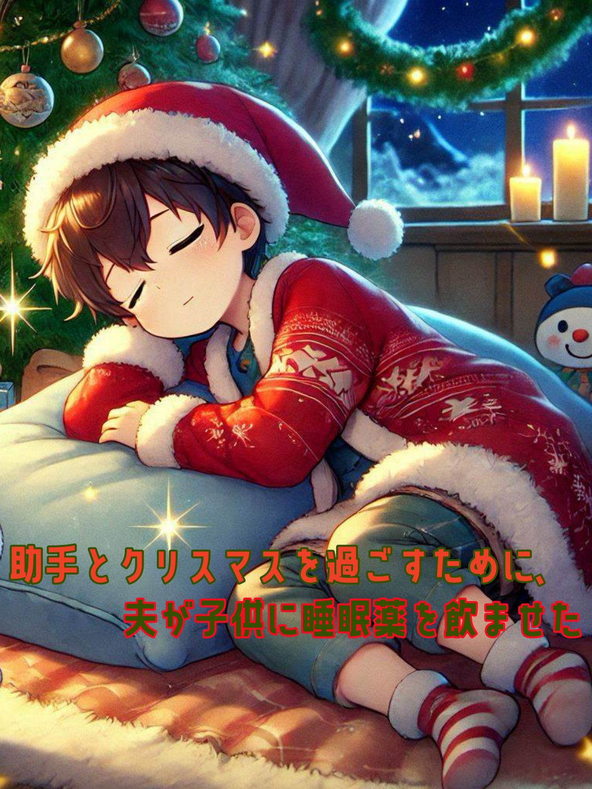 助手とクリスマスを過ごすために、夫が子供に睡眠薬を飲ませた