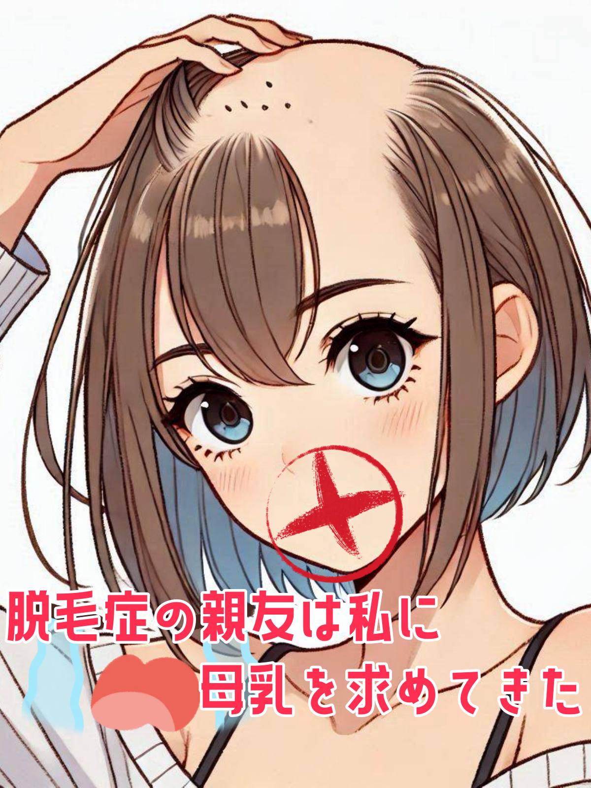 脱毛症の親友は私に母乳を求めてきた