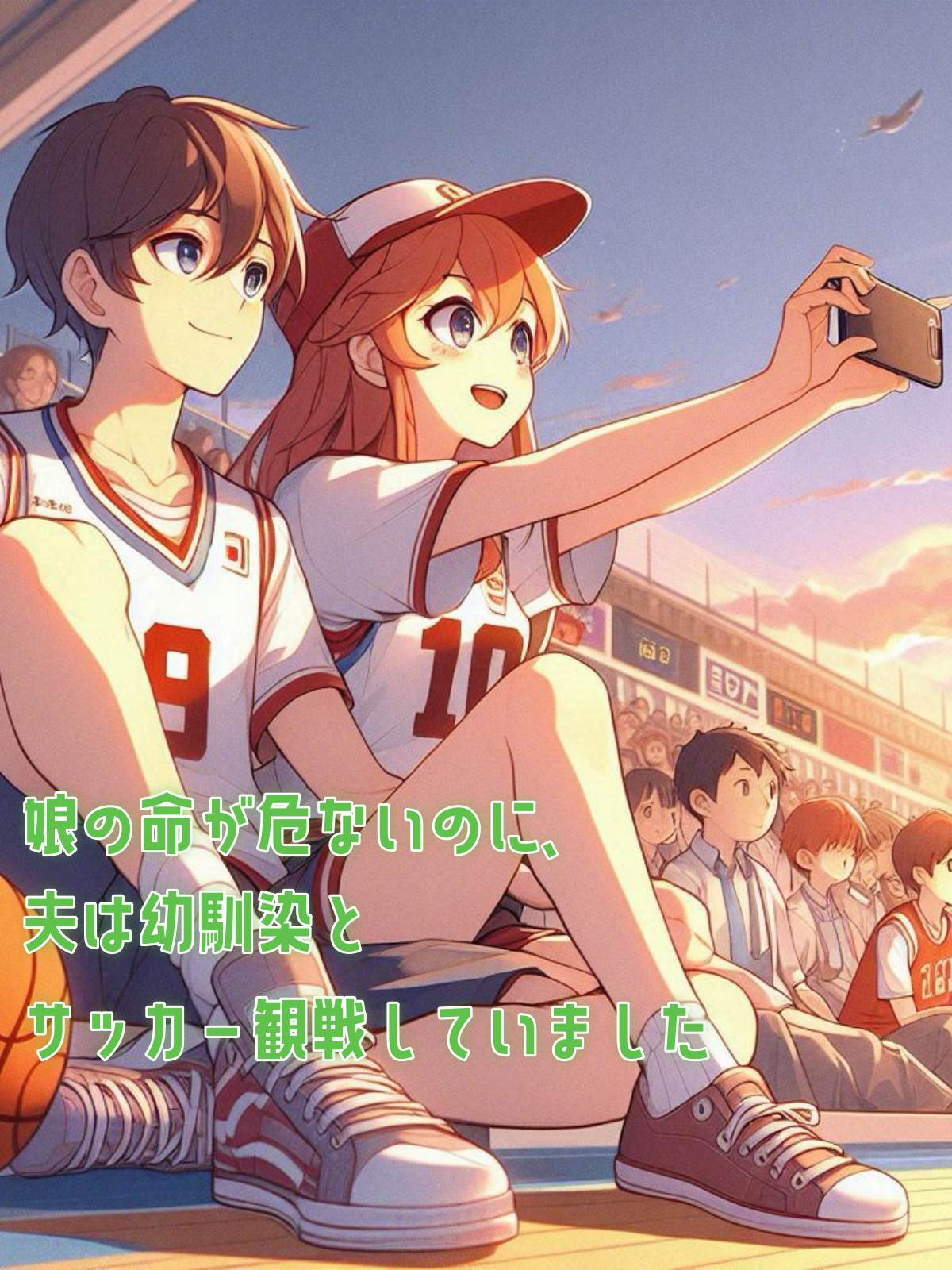娘の命が危ないのに、夫は幼馴染とサッカー観戦していました