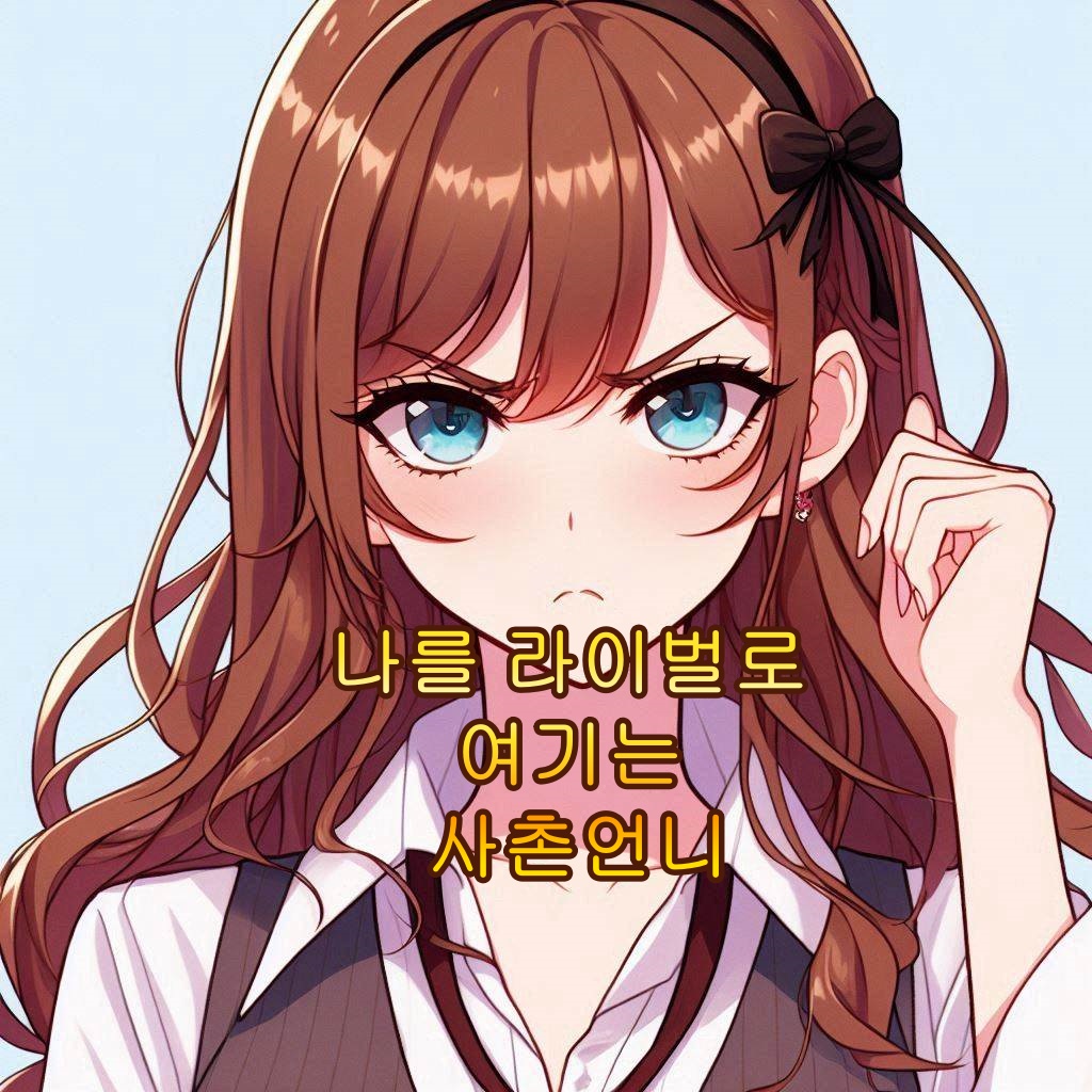 나를 라이벌로 여기는 사촌언니