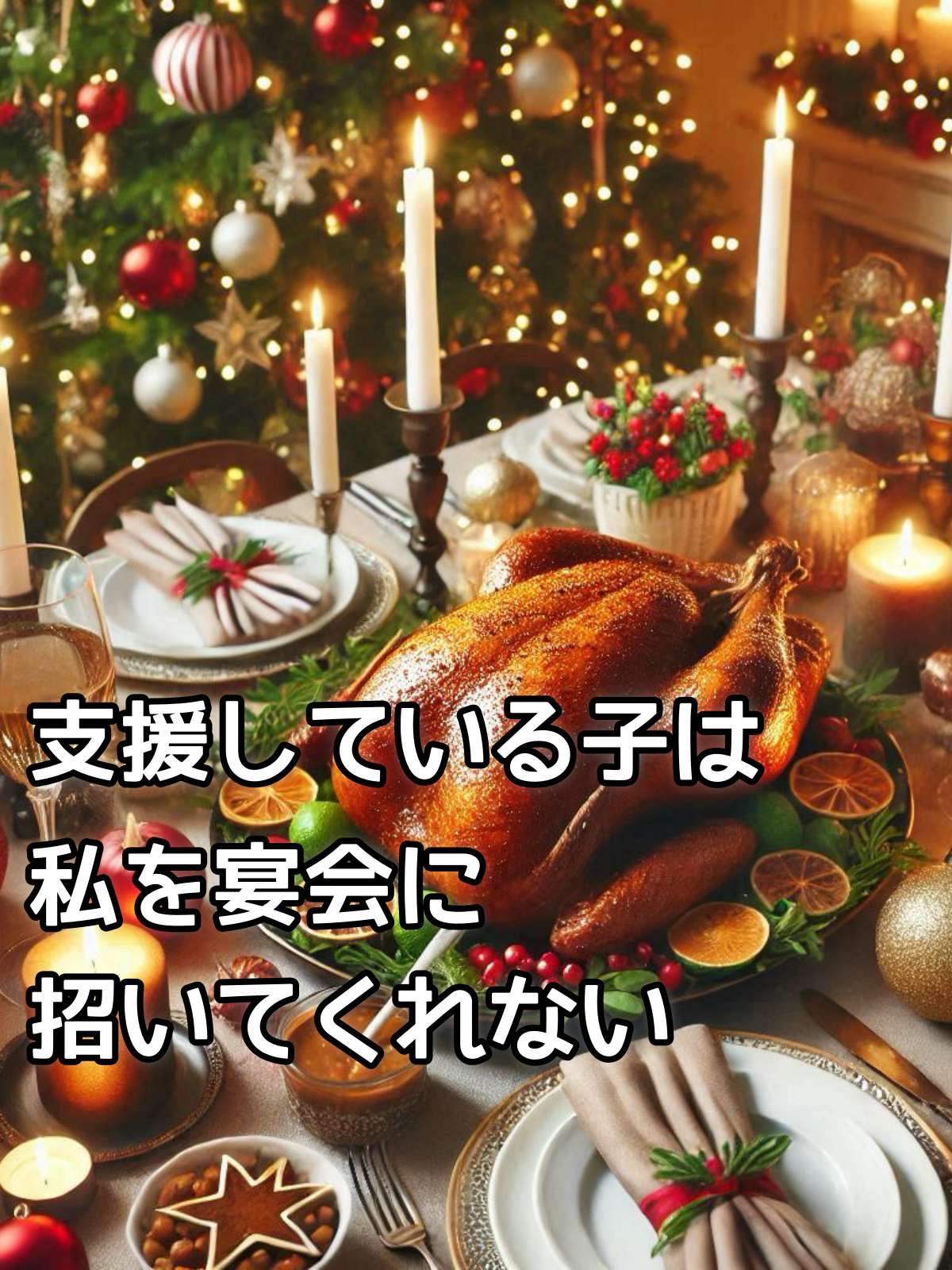 支援している子は私を宴会に招いてくれない