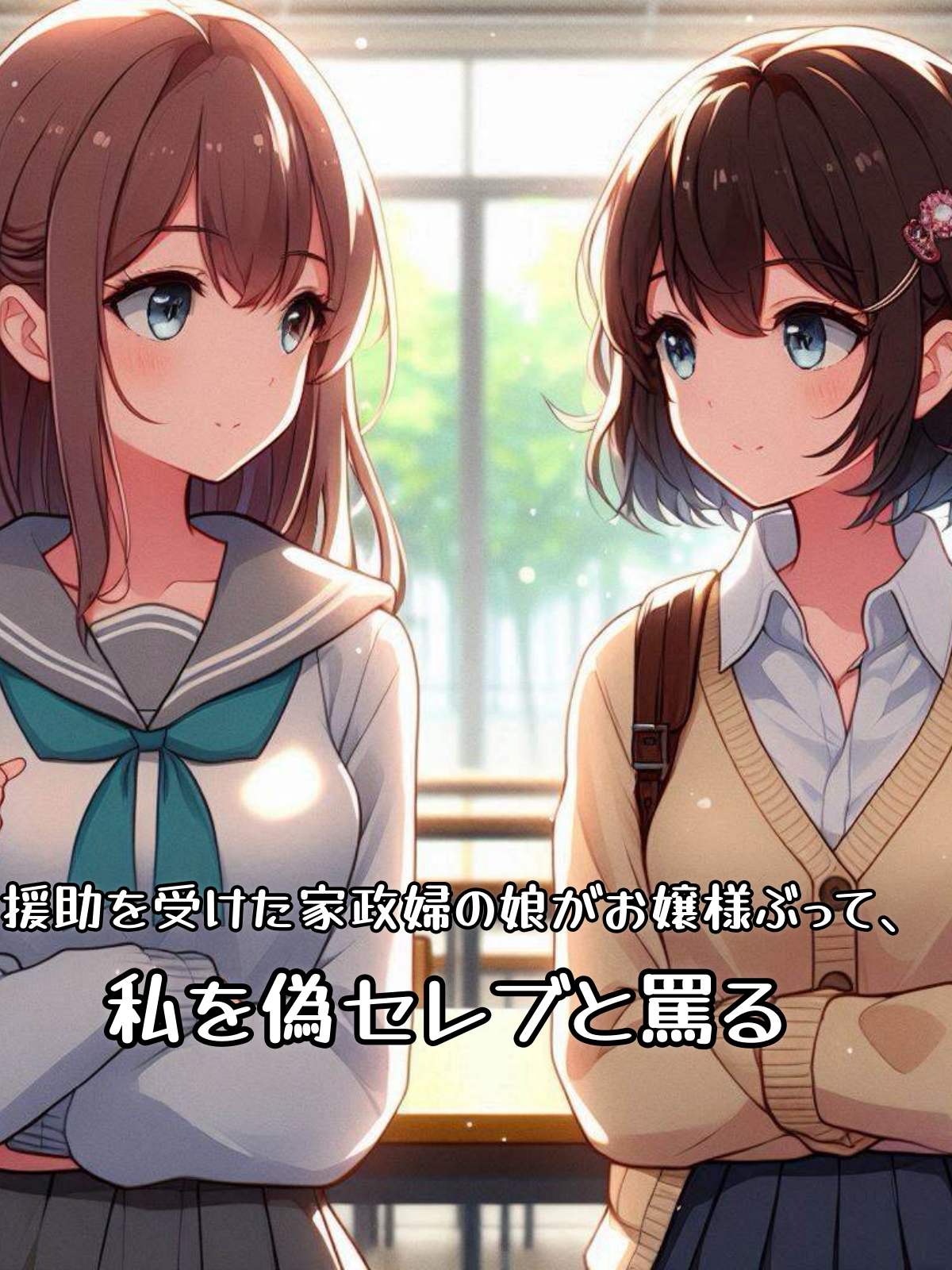 援助を受けた家政婦の娘がお嬢様ぶって、私を偽セレブと罵る