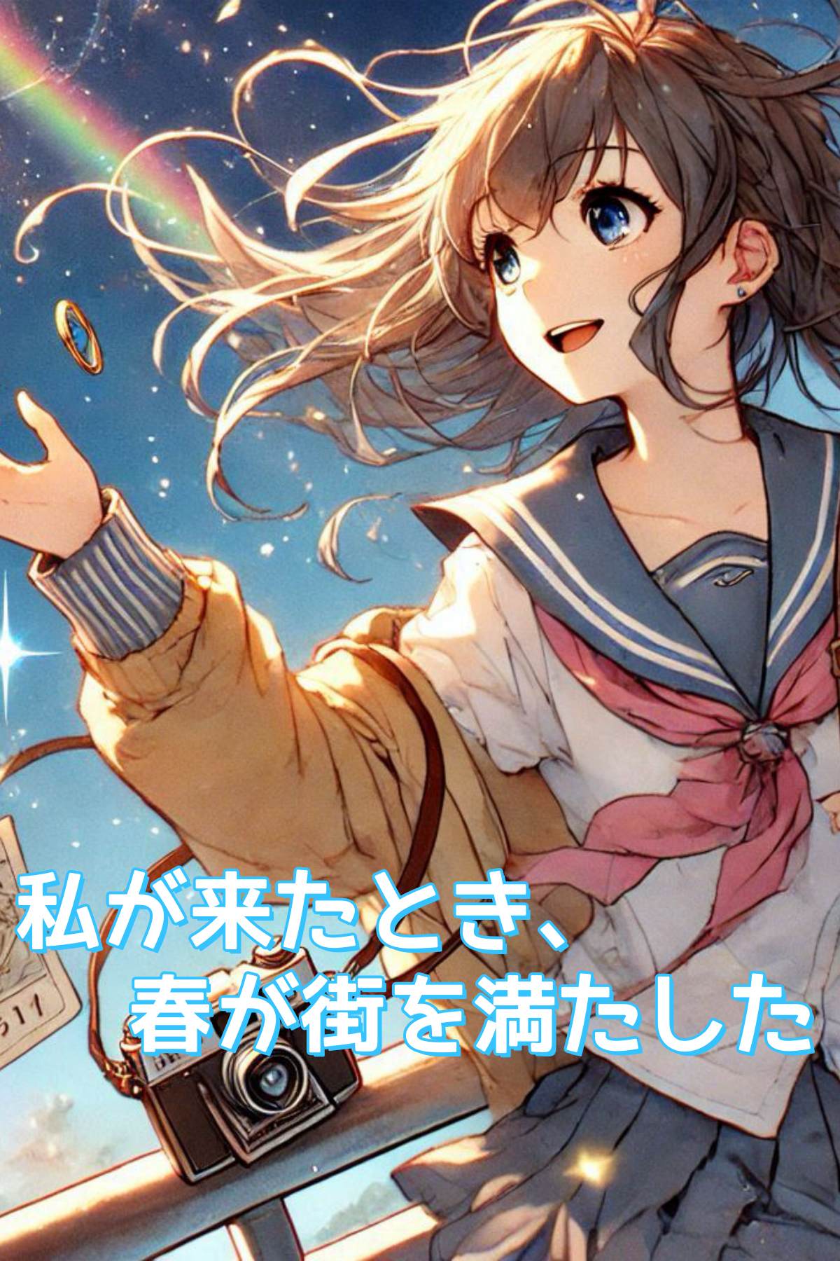 私が来たとき、春が街を満たした