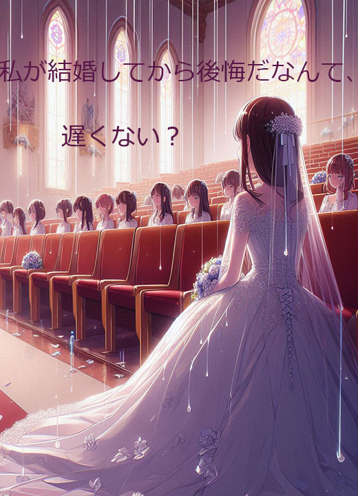 私が結婚してから後悔だなんて、遅くない？