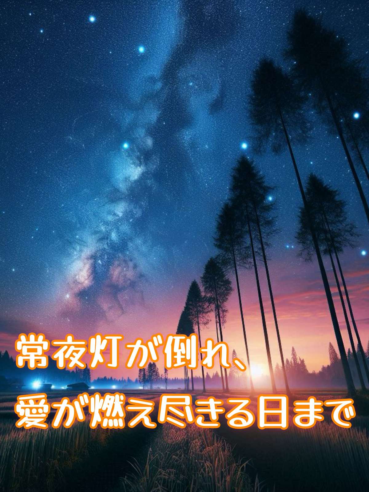 常夜灯が倒れ、愛が燃え尽きる日まで