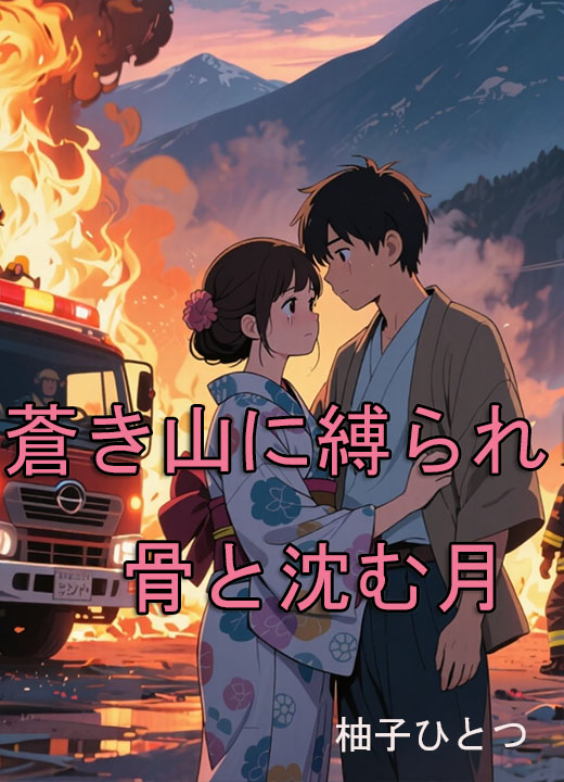 蒼き山に縛られし骨と沈む月