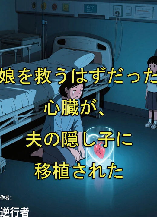 娘を救うはずだった心臓が、夫の隠し子に移植された