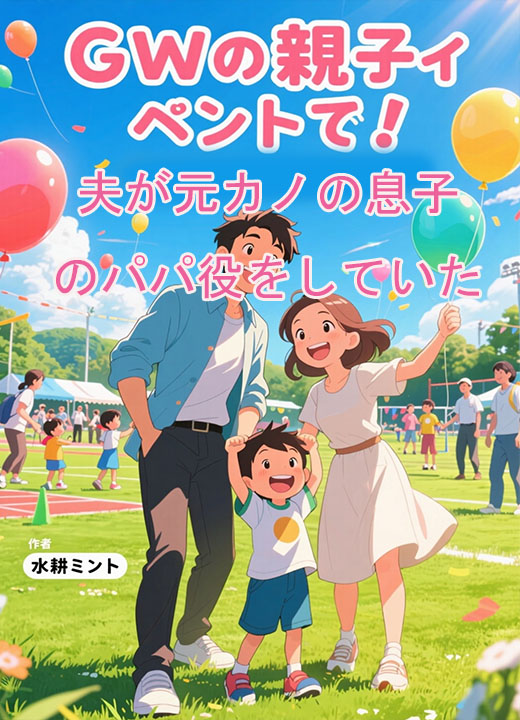 GWの親子イベントで、夫が元カノの息子のパパ役をしていた