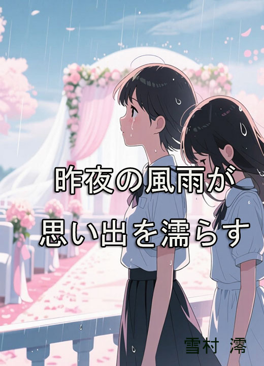 昨夜の風雨が思い出を濡らす