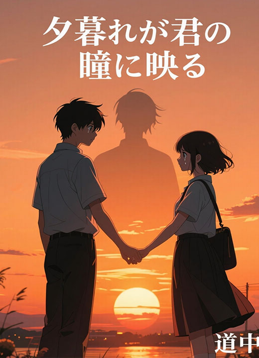 夕暮れが君の瞳に映る