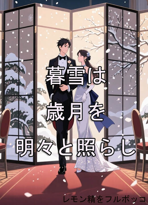 暮雪は歳月を明々と照らし